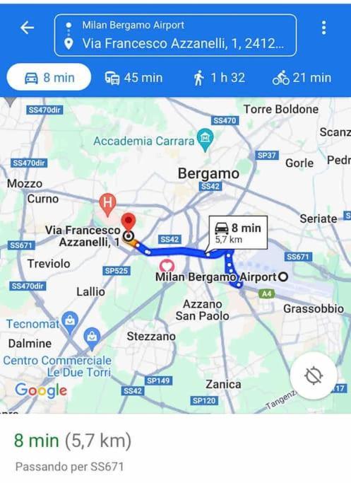 Da Antonella Apartment Bergamo Ngoại thất bức ảnh